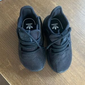 Never worn baby adidas sneakers - size 6 in black